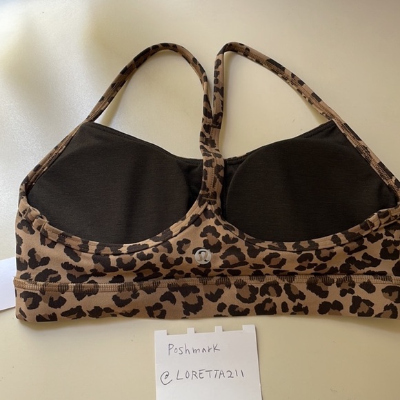 Lululemon True Leopard Print Flow Y Bra - Picture 4 of 6